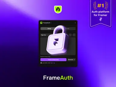 FrameAuth (previously FramerAuth)