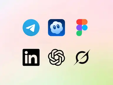 Social + AI Icons