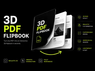 3D PDF Flipbook